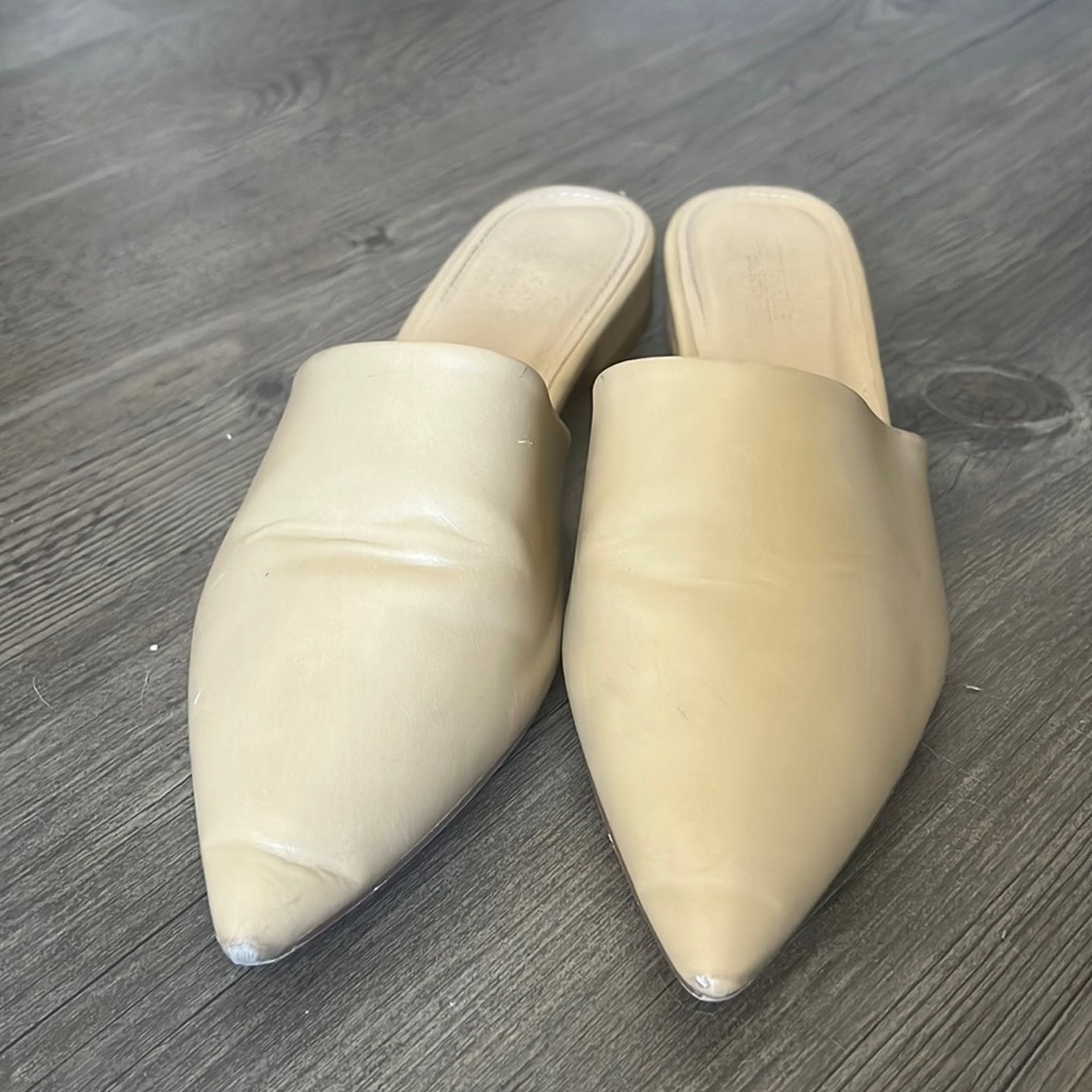 Tan Mule Shoes